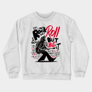 Rock and Roll Chimp Crewneck Sweatshirt